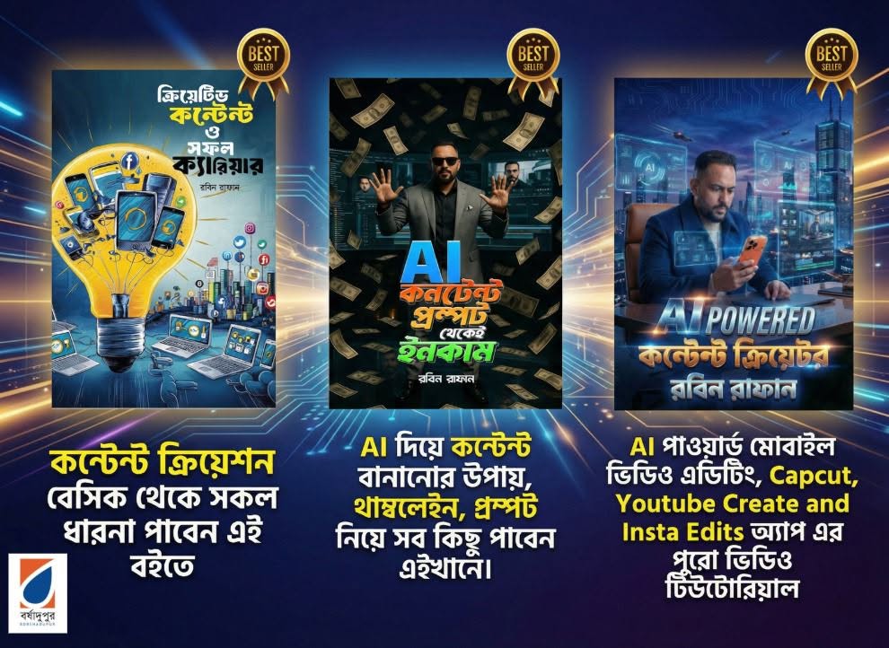 AI Powered কনটেন্ট ক্রিয়েটর, ক্রিয়েটিভ কন্টেন্ট ও সফল ক্যারিয়ার, AI কন্টেন্ট প্রম্পট থেকেই ইনকাম